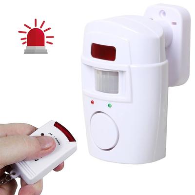 Domácí zabezpečení PIR alarm infračervený senzor alarm systém proti krádeži detektor lidského pohybu 105DB siréna s 2 ks dálkovým ovladačem