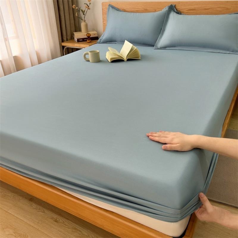 

водонепроницаемый матрас цельный водонепроницаемый и приятный для кожи матрас дышащий матрас, устойчивый к моче однотонный всесторонний защитный чехол pillowcase/piece pillowcase is not waterproof