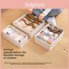 Innerwear Storage Box With Dividers For Bedroom Closet Organization Compact Foldable Design