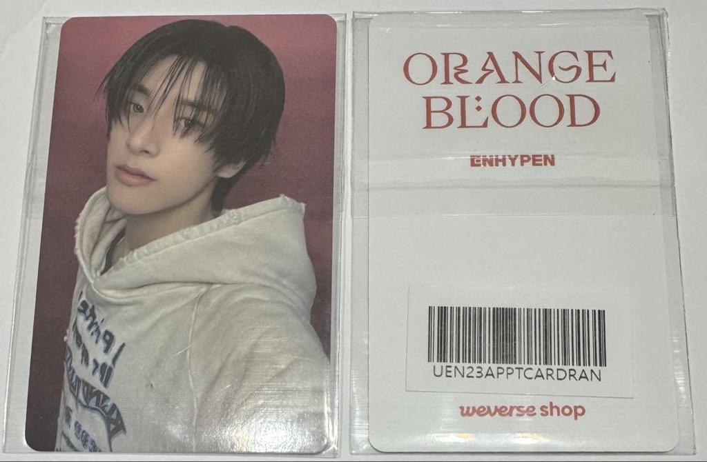 [USED] ENHYPEN ORANGE BLOOD COMEBACK Bonus Jake