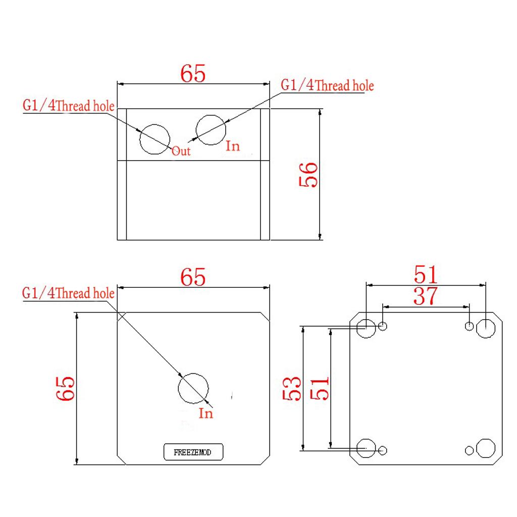 Computer Cooling PC Water Cooler Mute Silent Pump PWM Intelligent Temperature Regulation Flow 800L/H PU-FS4M-J