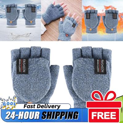 USB Electric Heated Gloves Touchscreen Double-Sided Heating Gloves Winter Heating Gloves Washable Thermal Fingerless Hand Warmer