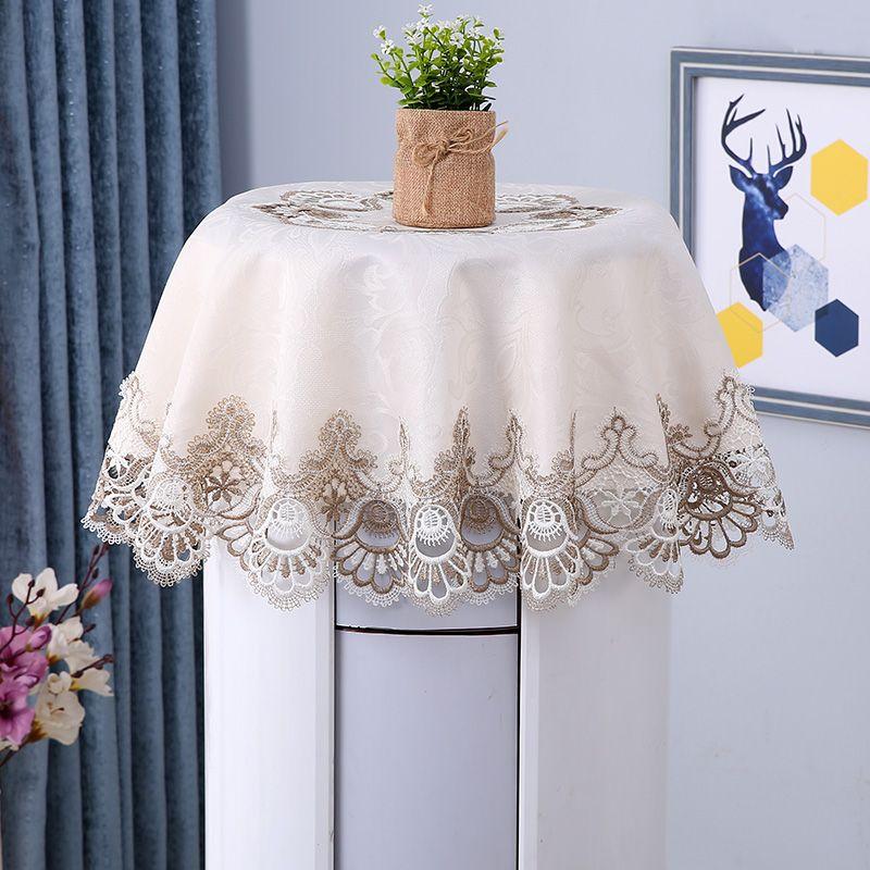 

Вертикальный чехол для кондиционера Полотенце Кружевная ткань Пылезащитная ткань Многоцелевая накидка Круглый чехол для бака кондиционера Greemei S151 Circular 90cm diameter