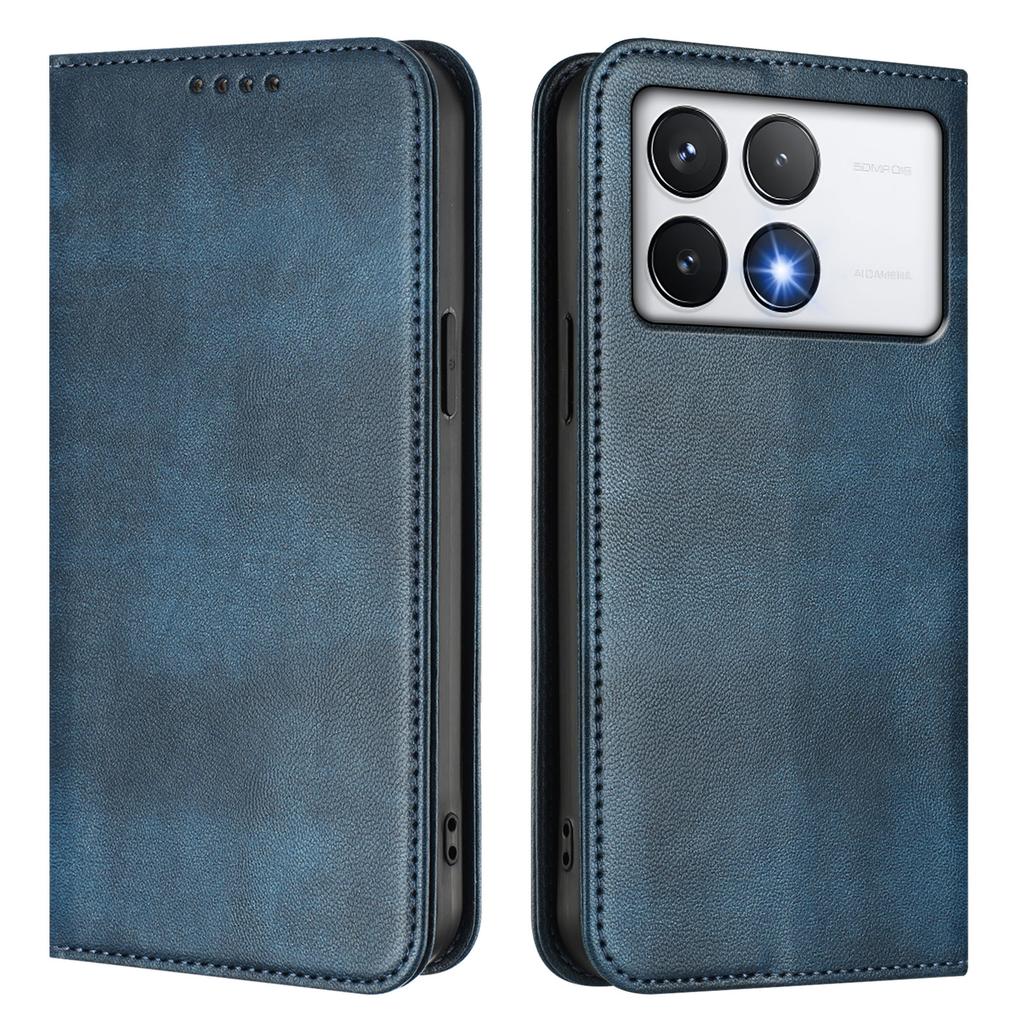 Magnetic Flip Leather Wallet Case for Xiaomi Poco Series | F8 Pro/F8 Ultra/F7/F6 | Card Slot & Shockproof Protection Cover