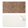 Self-adhesive Graphic Decoration for Office or Study 100x50 Cm Herringbone Pattern