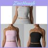 Sexy Girl Cotton Tube Top With Builtin Bra For Running And Street Style