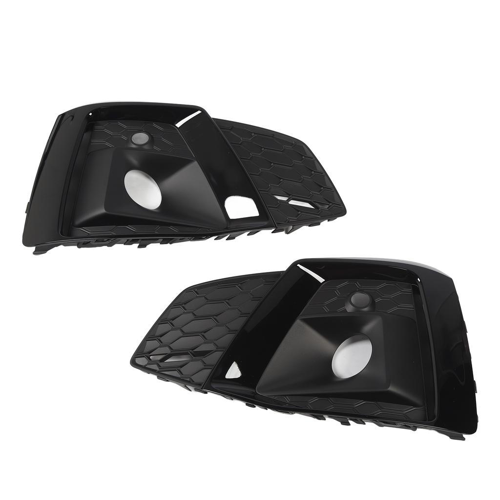 Vorderer unterer Stoßfänger Nebelscheinwerfergitter ABS Glänzend Schwarz Nebelscheinwerfergitter Blende für A5 F5 2021 und neuer