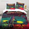 3D Back To The Future Classic Movie Retro Bedding Set Bed Three Piece Set Single Double Bed Queen Size King Quilt Cover Boy Gift