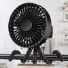 Portable Home Outdoor Small Fan USB Charging 2000mAh Table Outdoor Cooler Neck Fan 3 Speeds Cart Stroller Fan Desktop Tripod Fan