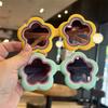 New Flower Shaped Childrens Sunglasses UV400 Protection Fashion Shades for Baby Girl Photography