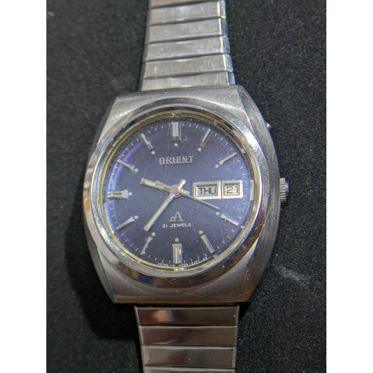 ORIENT Orient 21 JEWELS automatic watch blue dial
