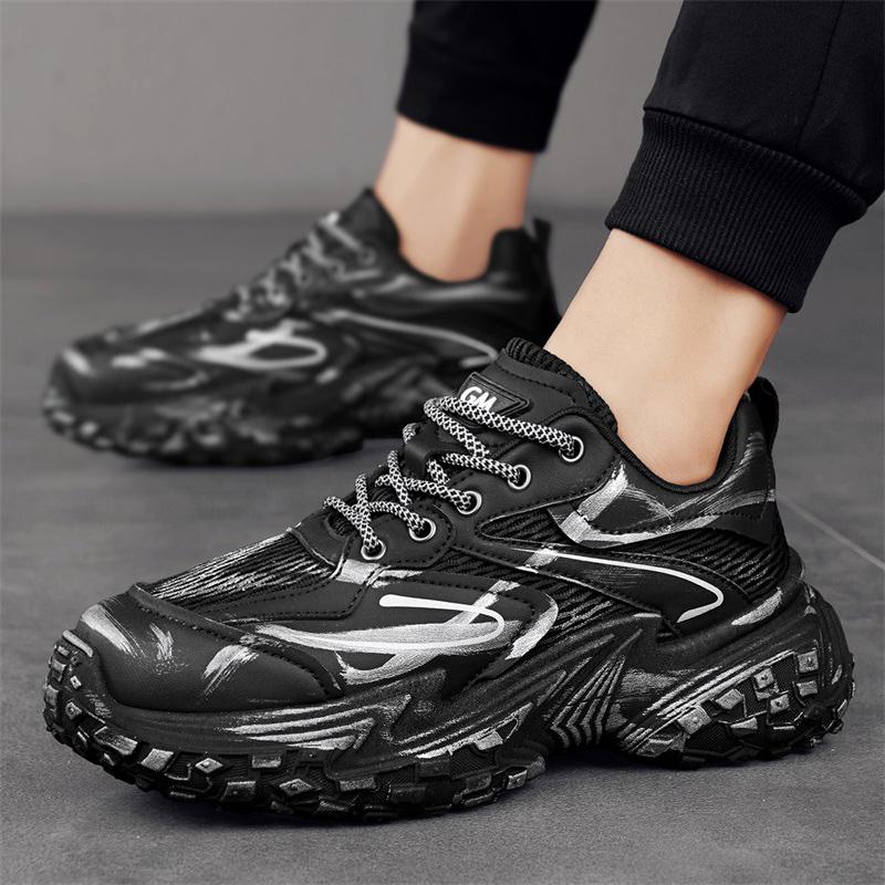 Trendy Men Sneakers Luxury Chunky Casual Sneakers For Man Height Increasing Dad Shoes Breathable Sports Shoes Male Sneakers