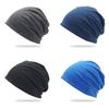 Solid Trendy Color Oversized Knitted Hat Unisex Fashion Breathable Warm Features