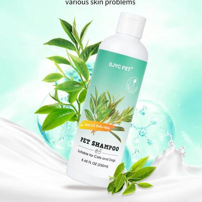 Kisállat sampon teafaolajjal: Viszketés elleni és szagtalanító tusfürdő, 250 ml - Kizárólag határokon átnyúló használatra
