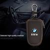 New Luxury Leather Car Remote Key Case Cover Keychain Protector Bag For BMW M Performance E46 E90 E60 F10 F30 E39 E36 F20 E87