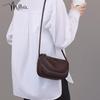 Millies Leather Handbag, Women's Fashion Dumpling Bag, Light Luxury Crossbody Bag, Casual Shoulder Bag