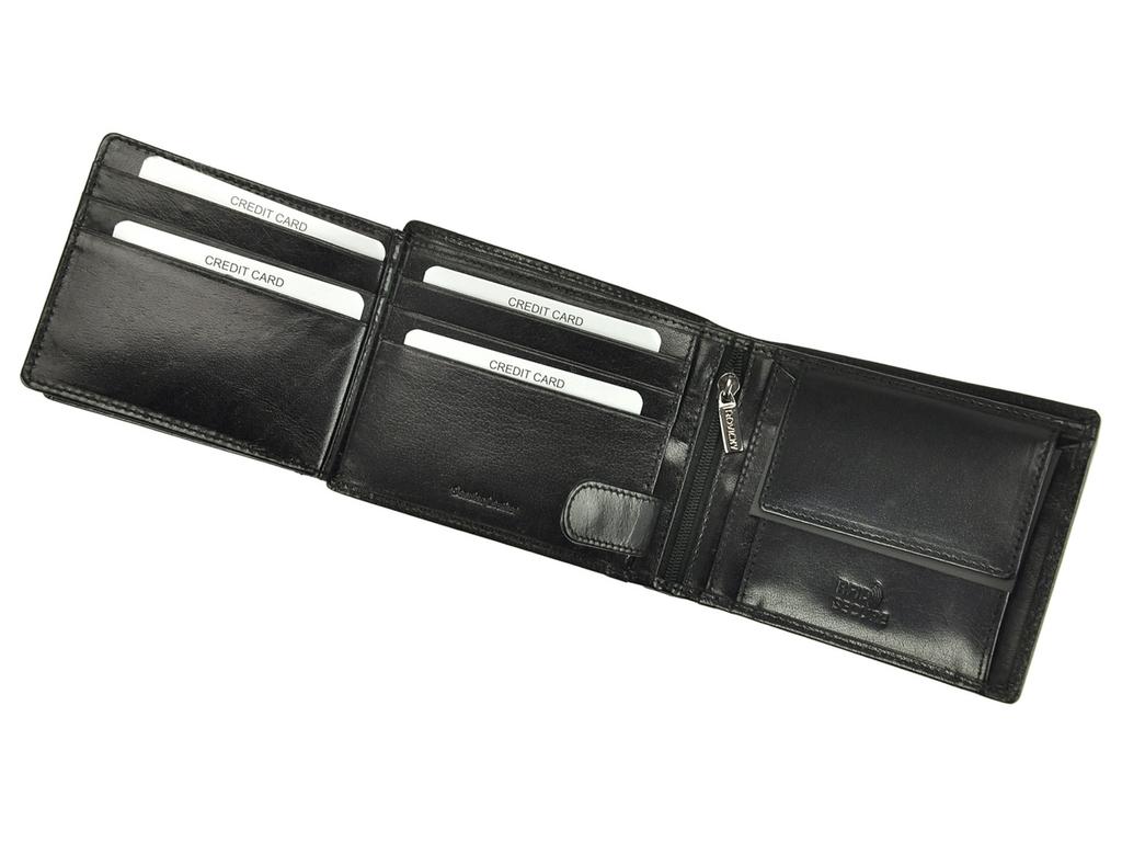 Skórzany męski portfel Rovicky PC-103-BAR RFID