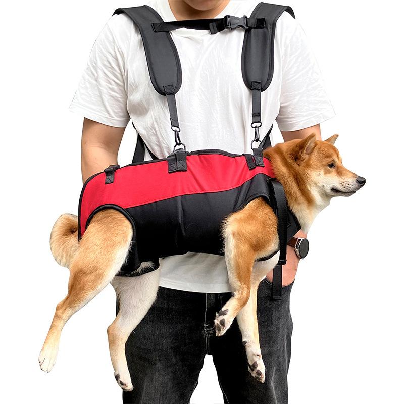 Dog Carrier Backpack, Comfortable Doggy Front Backpack Pet Puppy Carrier Travel Pack with Breathable Head Out Design and Padded Shoulder