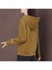 New Arrival: Embroidered Long-Sleeve Hoodie Jacket for Women - Perfect Autumn Choice for Middle-Aged Moms