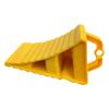 ABS Car Wheel Chock Anti-Slip Multipurpose Wheel Stopper Portable Yellow Tire Chocks Wear-Resistant Tire Stopper for Trucks RVs