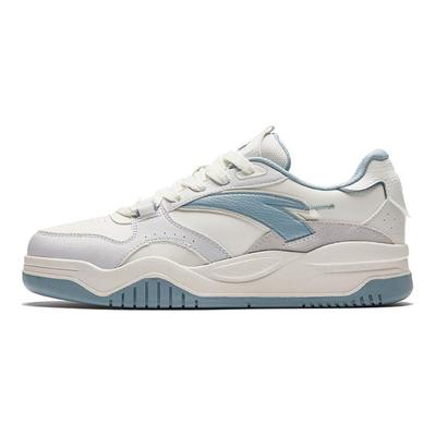 Chaussures Wave Semelle Épaisse Antidérapantes Hauteur Augmentée Chaussures de Skate Basses Baskets Homme Blanc Bleu 912348003-9
