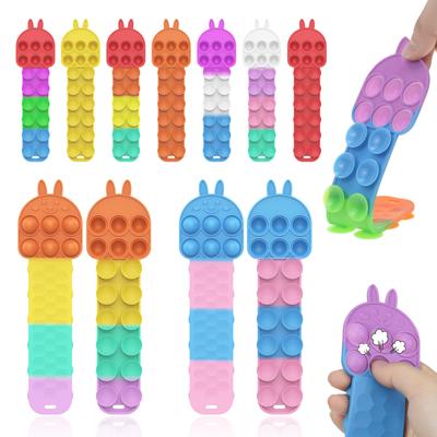 HoElibeauty Stress Relief Toys, New Squidopop Stress Relief Toys Suction Cup Toys Silicone Sensory Toy For Stress Relief  Needs