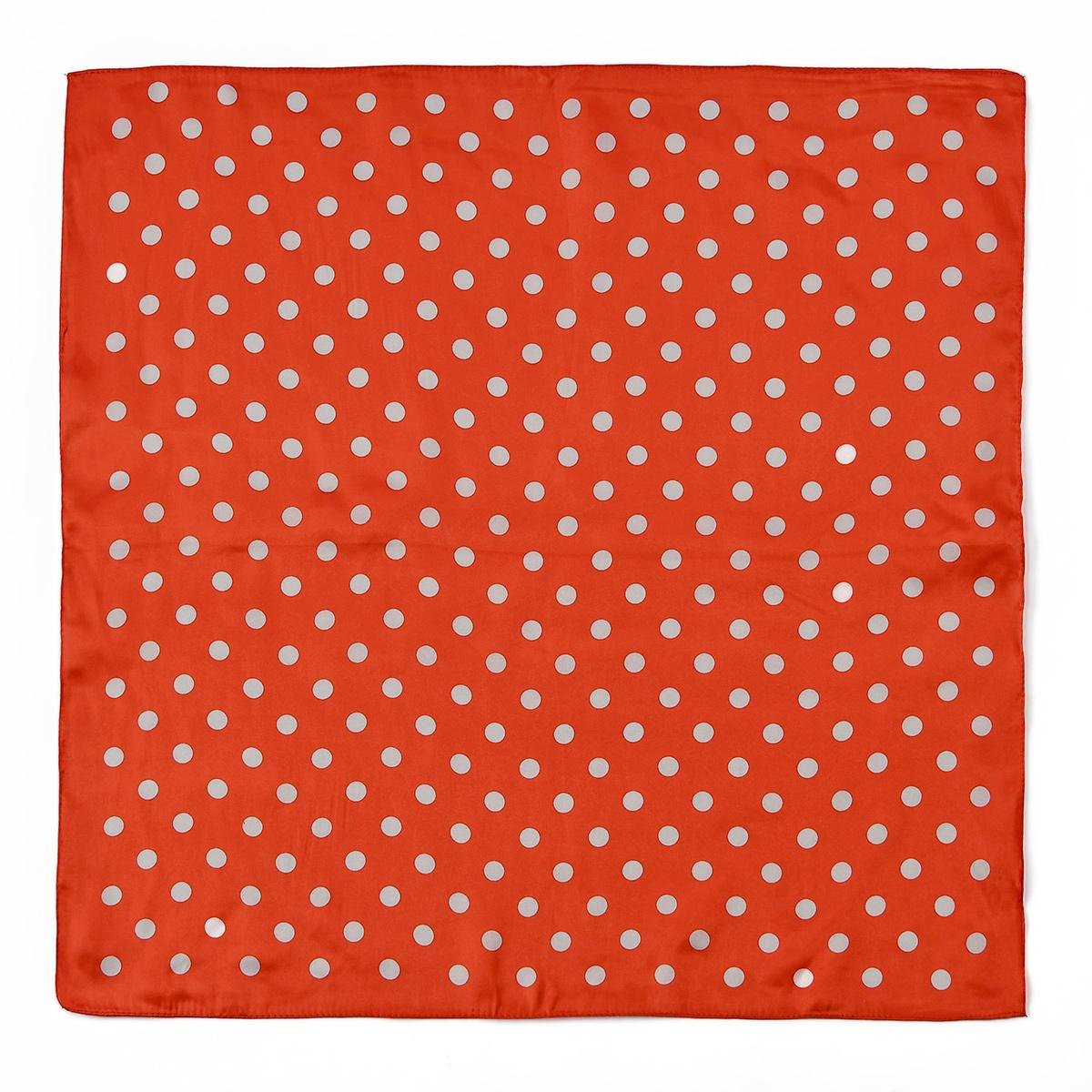 

Квадратный шарф с принтом в горошек 60 см Летний легкий платок на голову шаль с регулируемым ремешком для женщин аксессуары для сумки