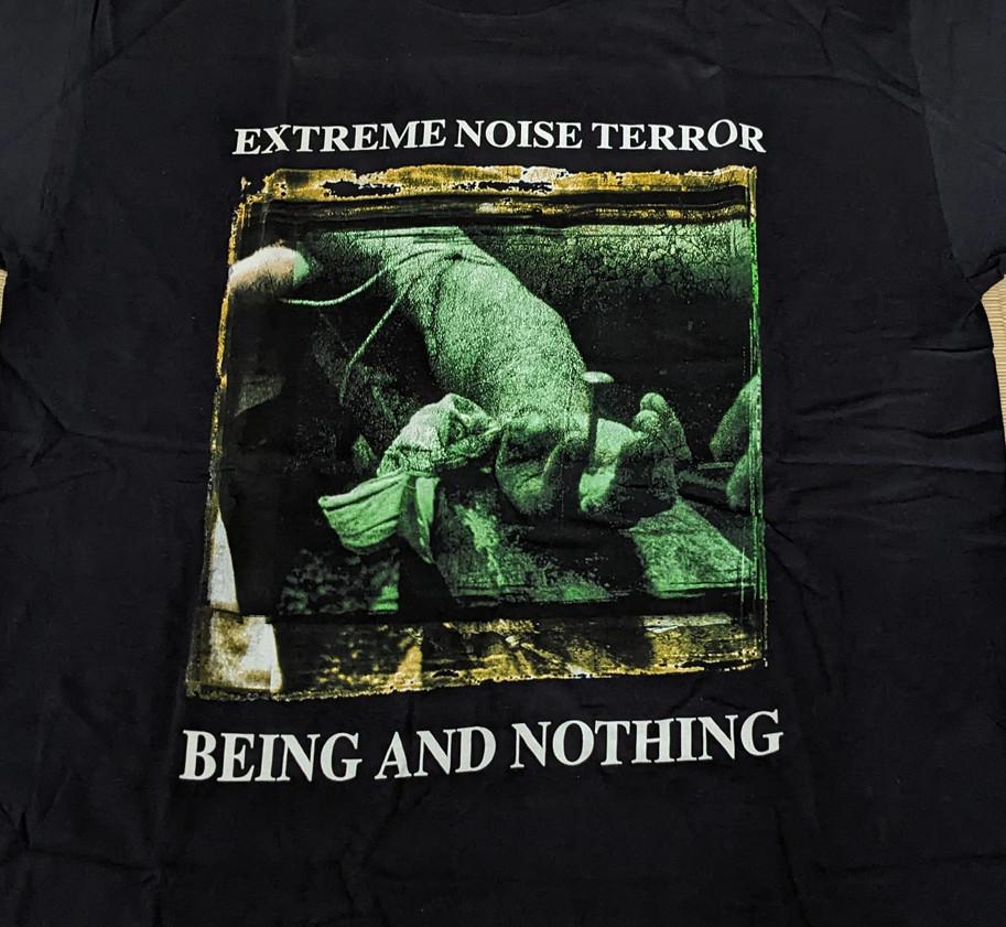 

Extreme Noise Terror being and nothing black T-shirt Unisex All sizes JJ4896 Unisex T-Shirt M