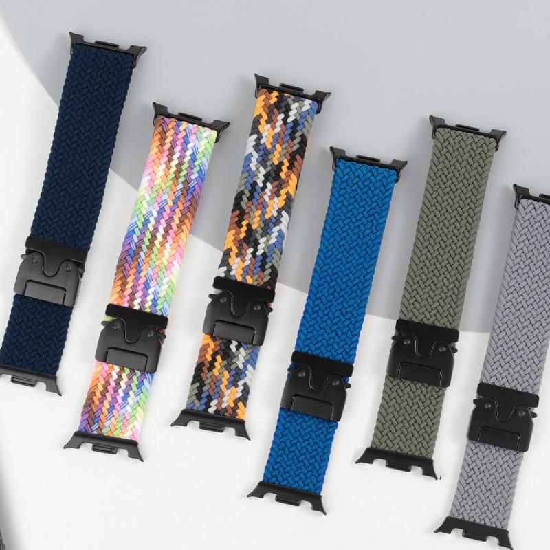 Braided Strap for Samsung Galaxy Watch 8 40 44mm/8 classic Band Parachute Buckle belt Correa Bracelet for Galaxy watch8 straps