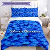Rose Customize Your Name Bedding Set Breathable Duvet Cover with Pillowcases Home Decoration Birthday Gift