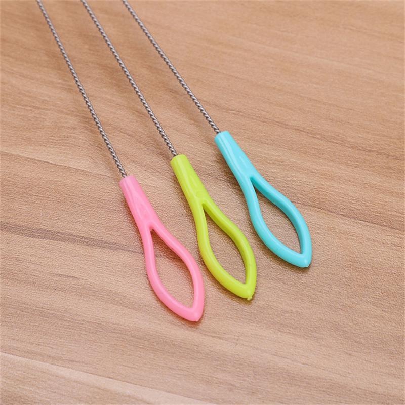 Lot de 3 brosses de nettoyage pour bouteilles en acier inoxydable, brosse à cheveux souple, pipette, pailles, outils de nettoyage ménager, brosses de nettoyage polyvalentes