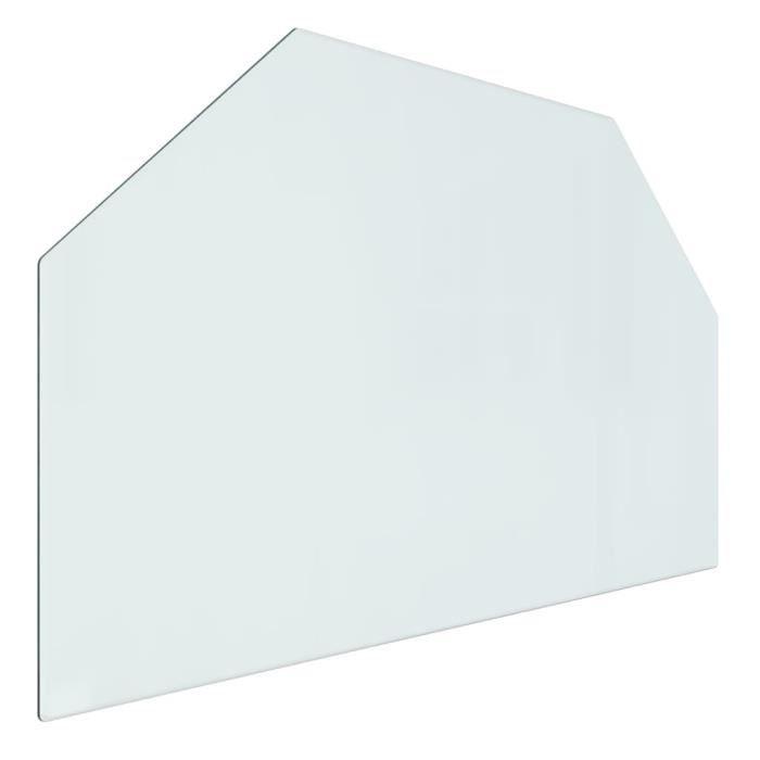 VidaXL Glass Plate for Hexagonal Fireplace 80x50 Cm 324139