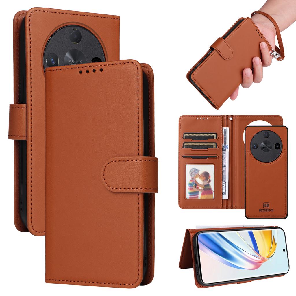 For Honor X50 5G/X9b 5G/Magic6 Lite 5G/X50 GT 5G Magnetic Case BETOPNICE Detachable PU Leather Phone Cover with Strap