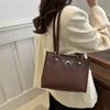 Casual Large-capacity Tote Bag Women's 2025 Autumn New Trendy Simple Fashion Shoulder Bag Portable Underarm Bag