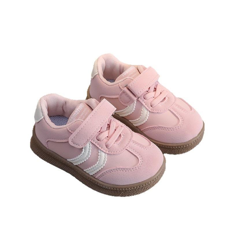 2025 spring and autumn new children's sports shoes boys casual low-top board shoes girls baby soft sole 1-6 years old board shoes