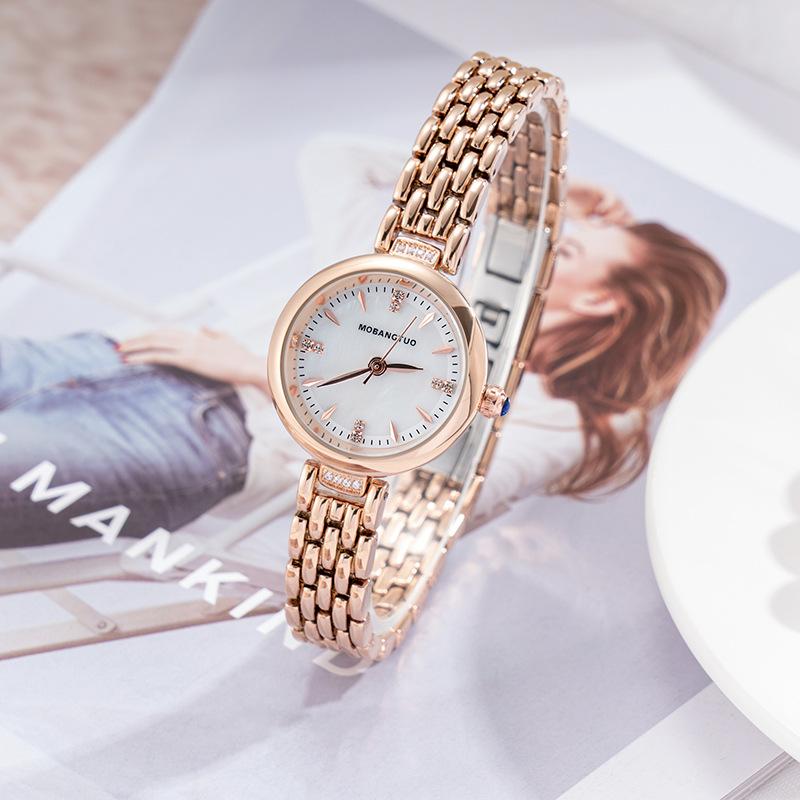 Fashion Fritillary Diamond Women'S Watch Girls Bracelet Waterproof Quartz Watch