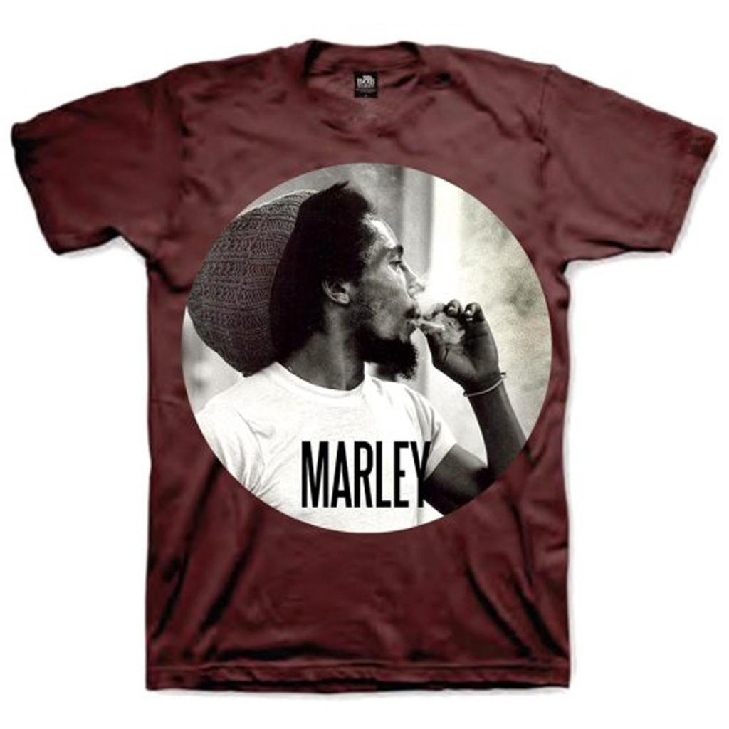 Bob Marley Smoking Reggae Unisexs Tshirt