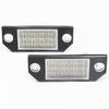 2 szt. 12V biała 24 LED oświetlenie tablicy rejestracyjnej dla Ford Focus C-MAX MK2 źródło światła samochodowego