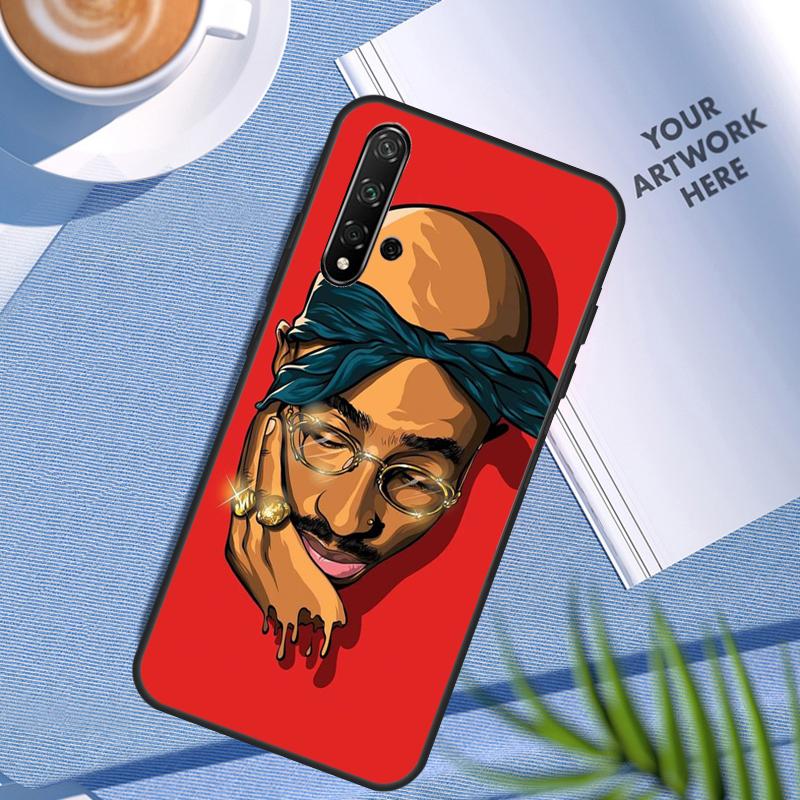 2pac Tupac Shakur Rap Rapper For Huawei Nova Y90 Y60 Y70 Y91 Y61 Y72 Y73 3i 7i 8i 11 12i 9 10 SE P20 P30 Pro P40 Lite Case