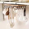 Hanging Rack Under Kitchen Cabinet Household Iron Art Organizing Rack Cutting Board Rack Hook Pot Cover Utensils Storage Rack