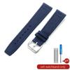 Captain Blue Citizen High Density Knitting Wrist for IWC Pilot Portugal Portofino Nylon Canvas Men 20mm 21mm 22mm Watch Strap