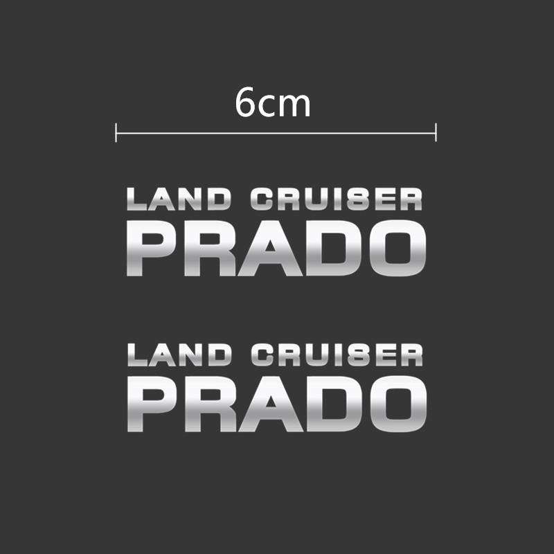Car Window Wiper Stickers Metal Emblem for Toyota prado land cruiser Accessories