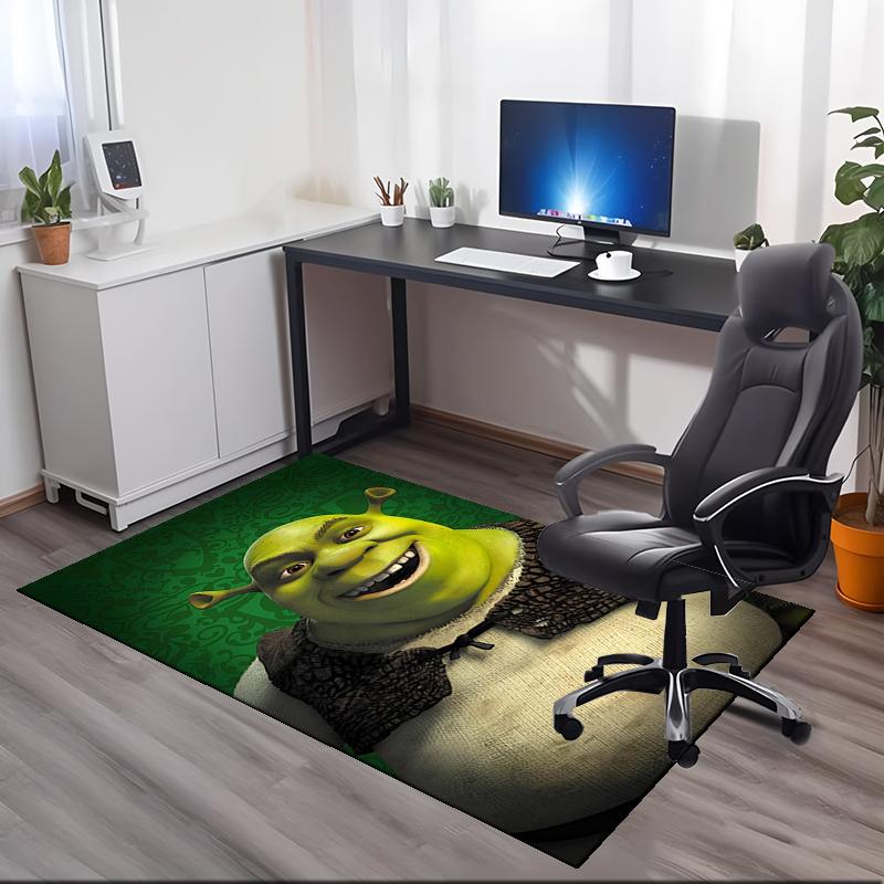 Shrek Bedruckter Teppich für Bürostuhl Wohnzimmer Schlafzimmer Küchenraum Dekoration Geschenke
