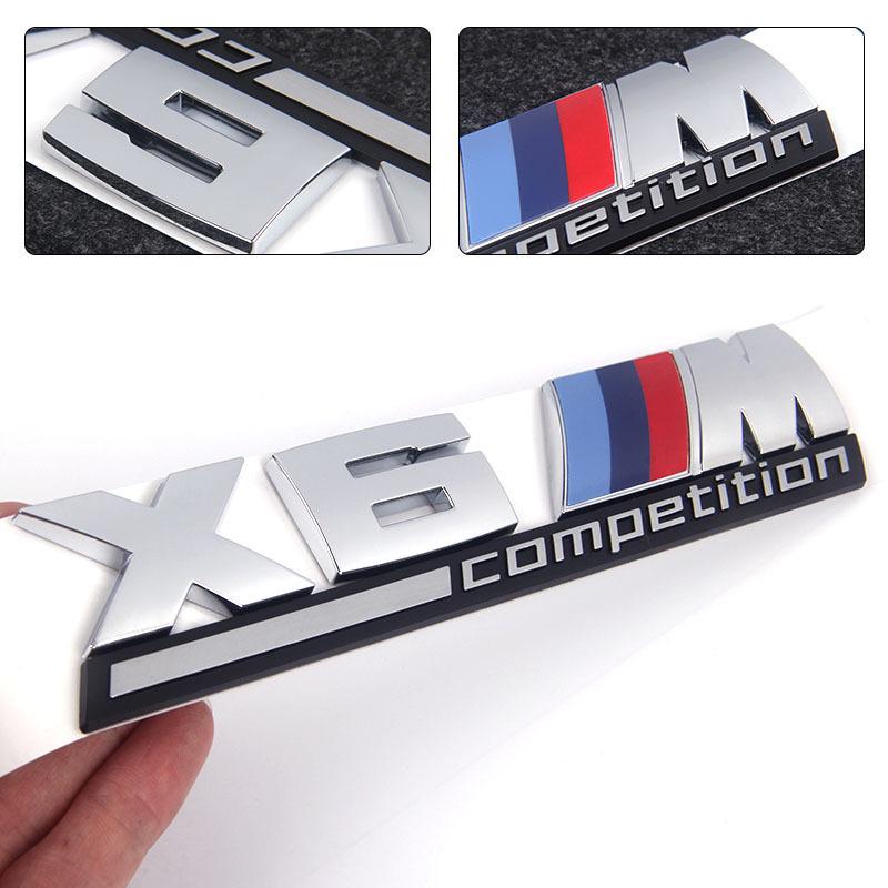 BMW M5 Thunder Edition Competition Auto Logo Aufkleber für M2/M3/M6/X3/X5/X6 - Heckklappen Label