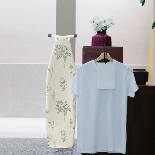 Gadpiparty Ironing Board Cover, Replacement Ironing Board Cover, Clothing Guard Protector, Boat-Shaped Ironing Board Replacement Cover, Insulated, Hea