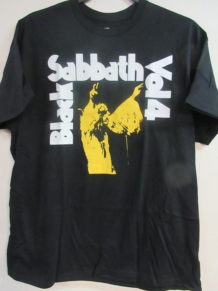 ОФИЦИАЛЬНЫЙ МЕРЧ BLACK SABBATH VOL 4 ГРУППА КОНЦЕРТ МУЗЫКА ЭКСТРА БОЛЬШАЯ Унисекс Футболка XXL