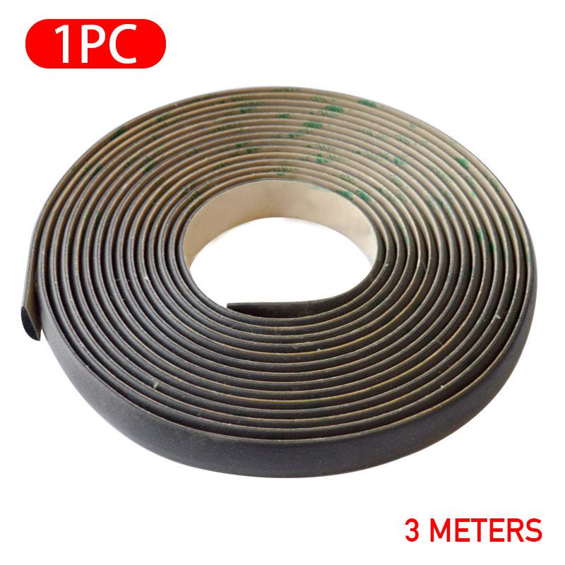 Car Ceiling Seal Strip Waterproof Roof Rubber Weather Strip 15mm Windshield Seal Stripping Leak-Proof Trim Accessories