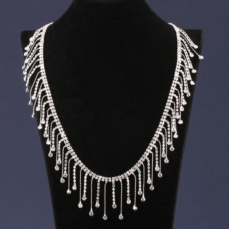 Super Sparkle Rhinestone Tassel Pendant & Diamond Claw Chain for DIY Clothing & Hat Accessories