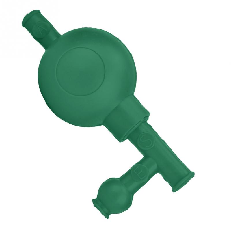 Lab Professional Rubber Suction Bulb Pressure Quantitative Pipette Filler with 3 Valves Red/Green Lab Rubber Suction Bulb