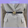 Waist Leather Handmade Belt For Women With Alloy Fastener For Trendy Casual Wear